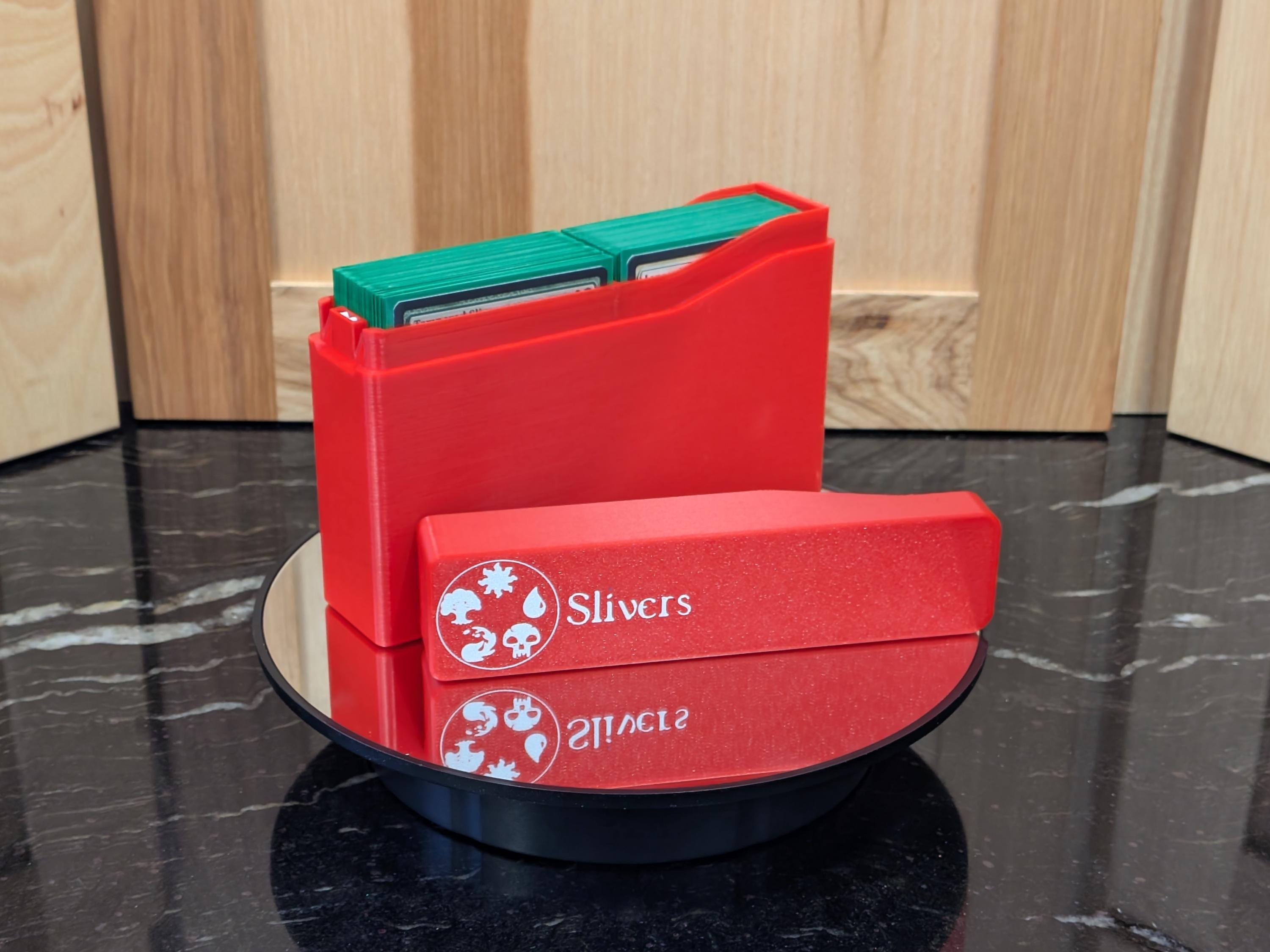 Slim Split-Deck Box | Low-Profile Commander/EDH Storage