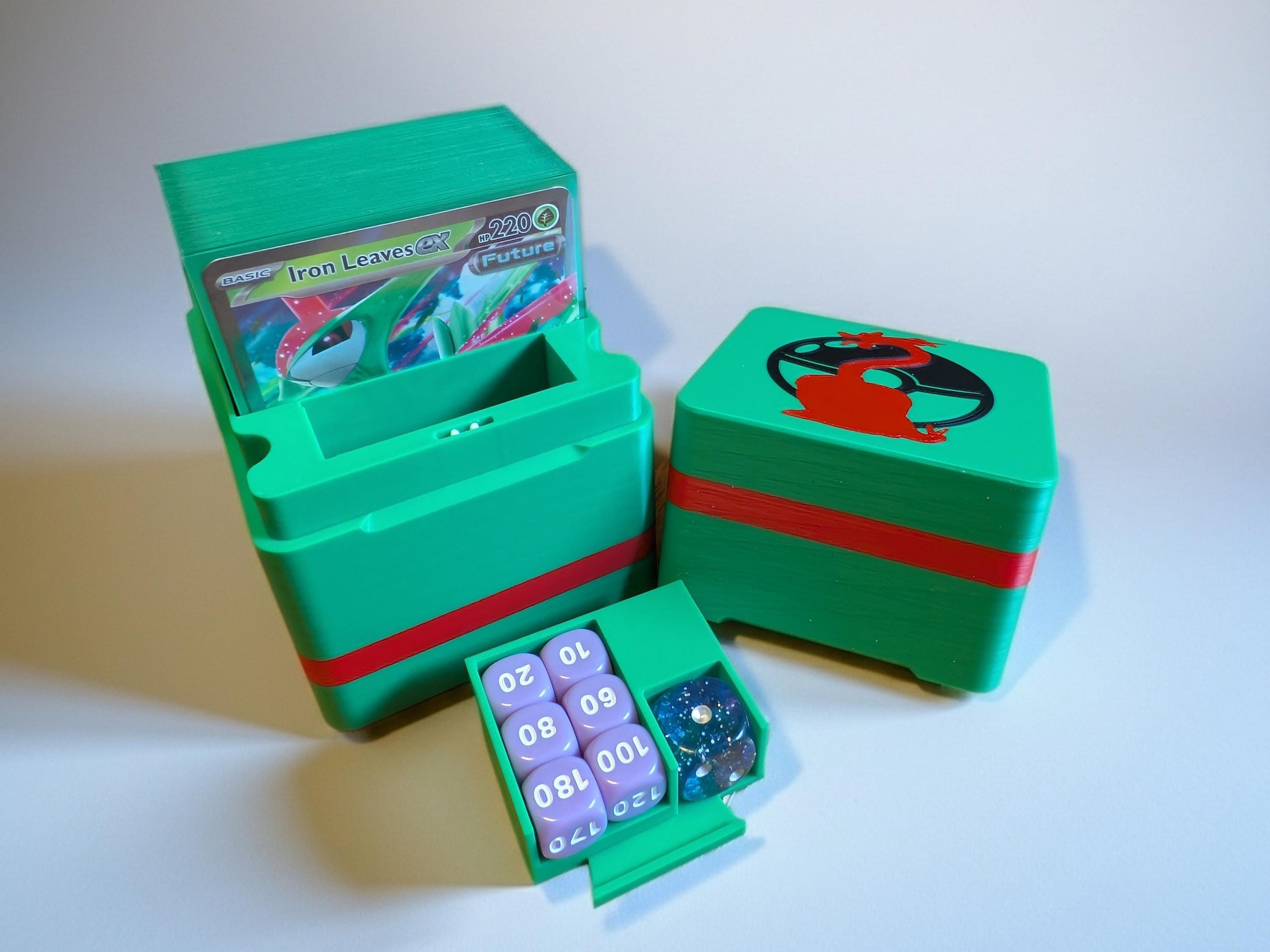 Easy-Open Custom Pokemon TCG EBT Deck Box: Compact, Sturdy Design with Organized Sections