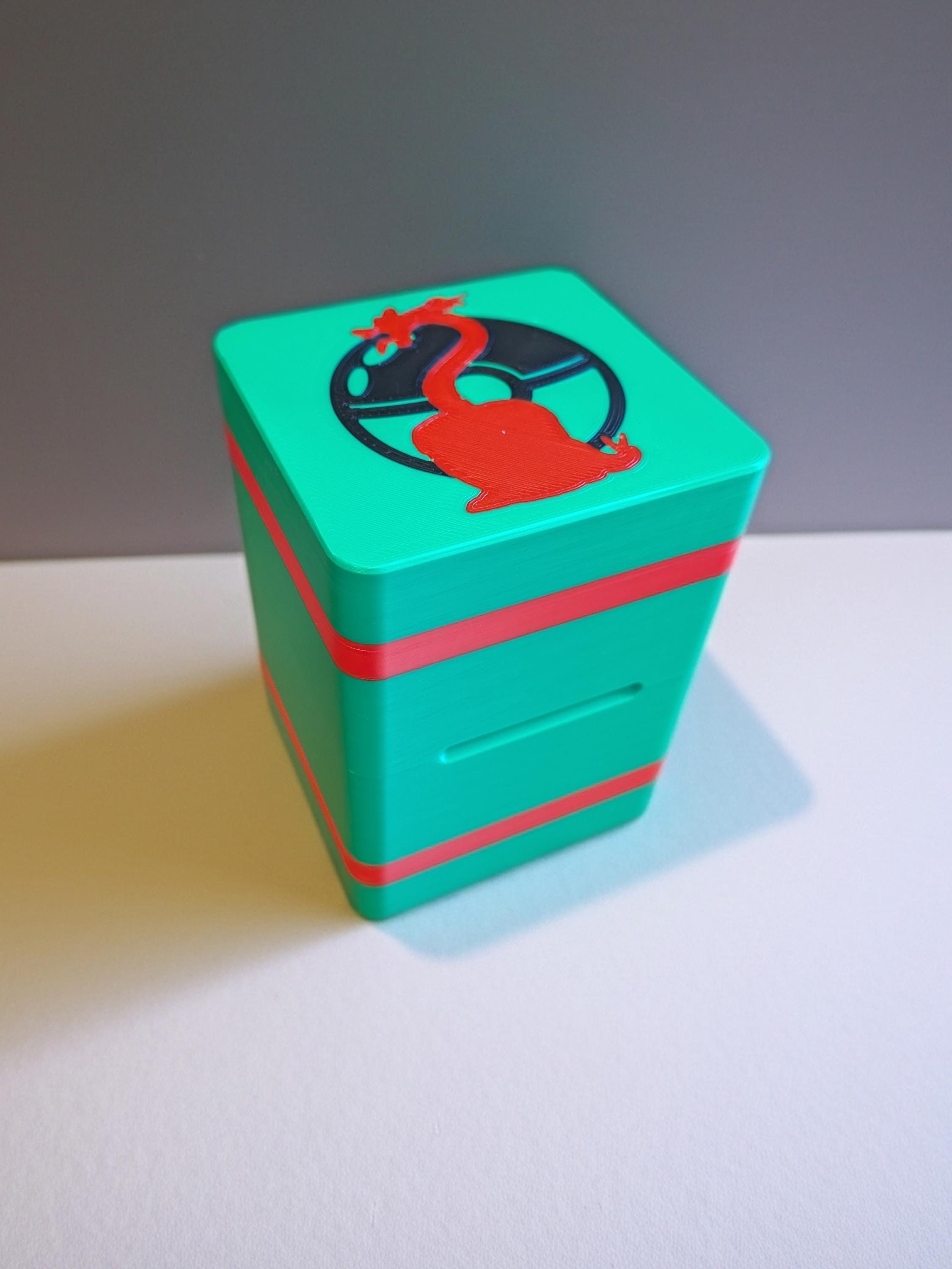 Easy-Open Custom Pokemon TCG EBT Deck Box: Compact, Sturdy Design with Organized Sections