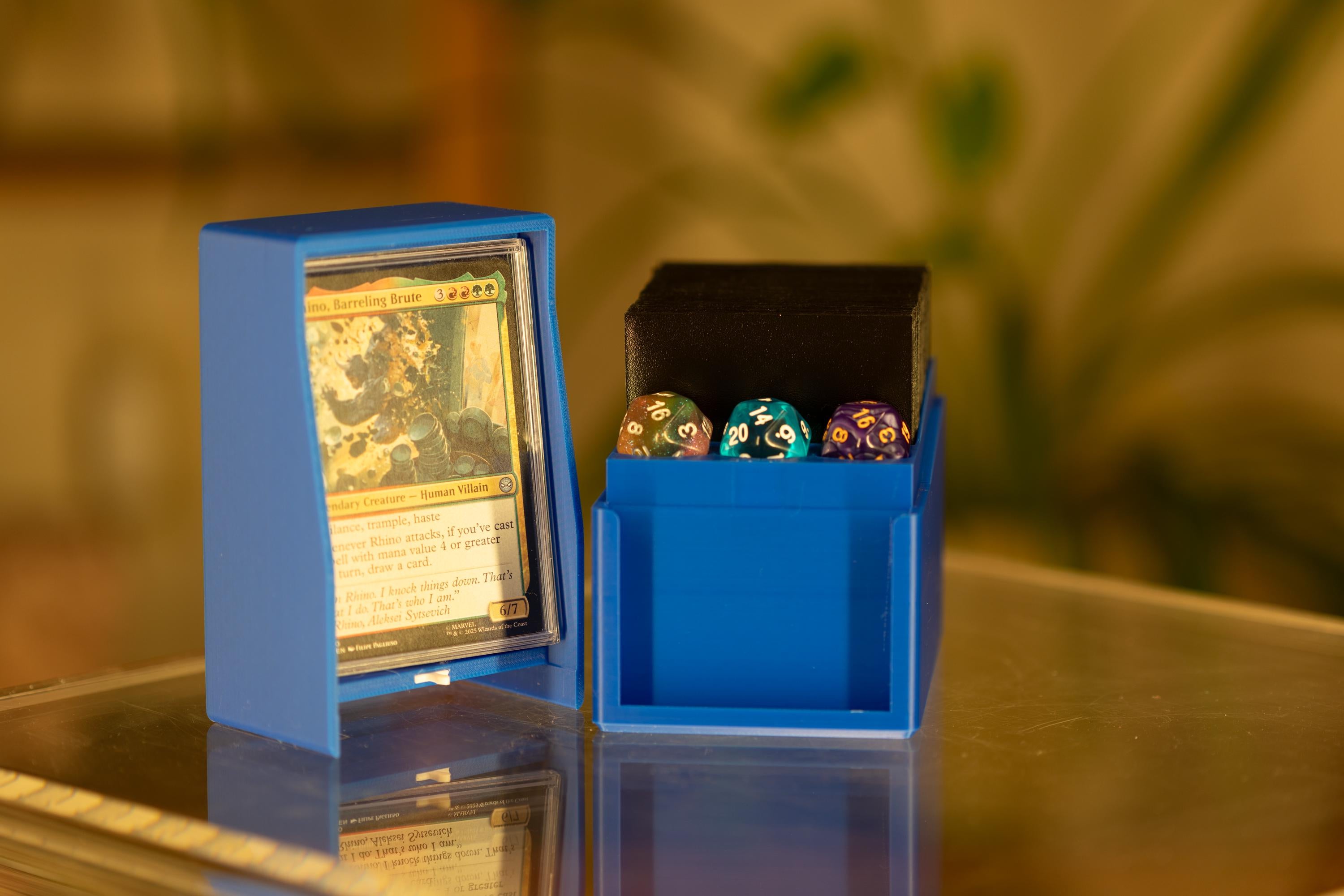 Commander Deck Box Storage Solution with Dice Compartment: Stay Organized on the Go