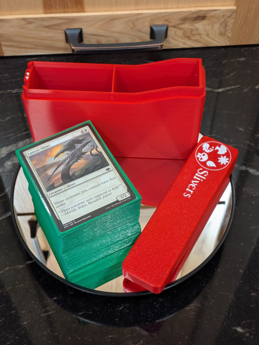 Slim Split-Deck Box | Low-Profile Commander/EDH Storage