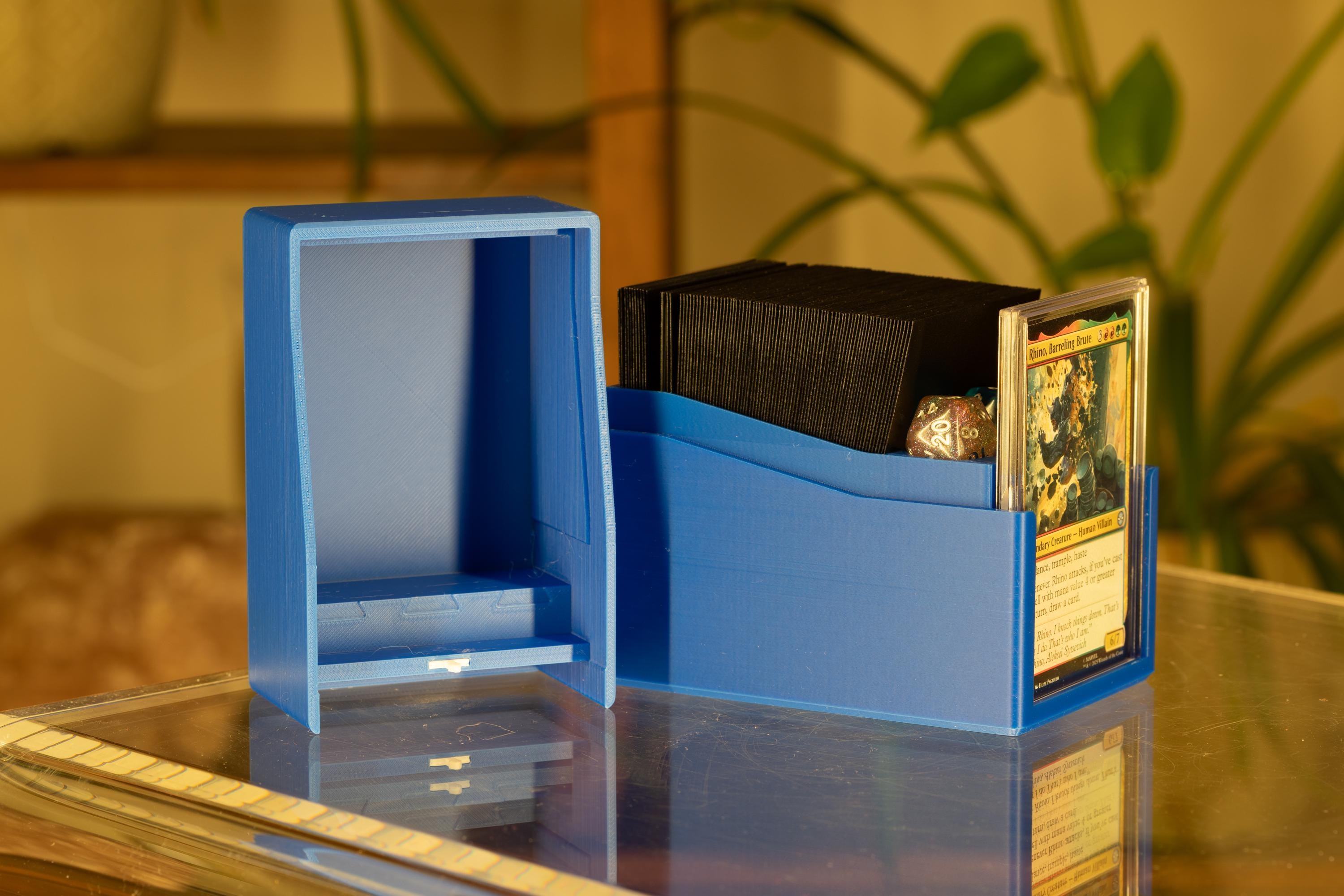 Commander Deck Box Storage Solution with Dice Compartment: Stay Organized on the Go