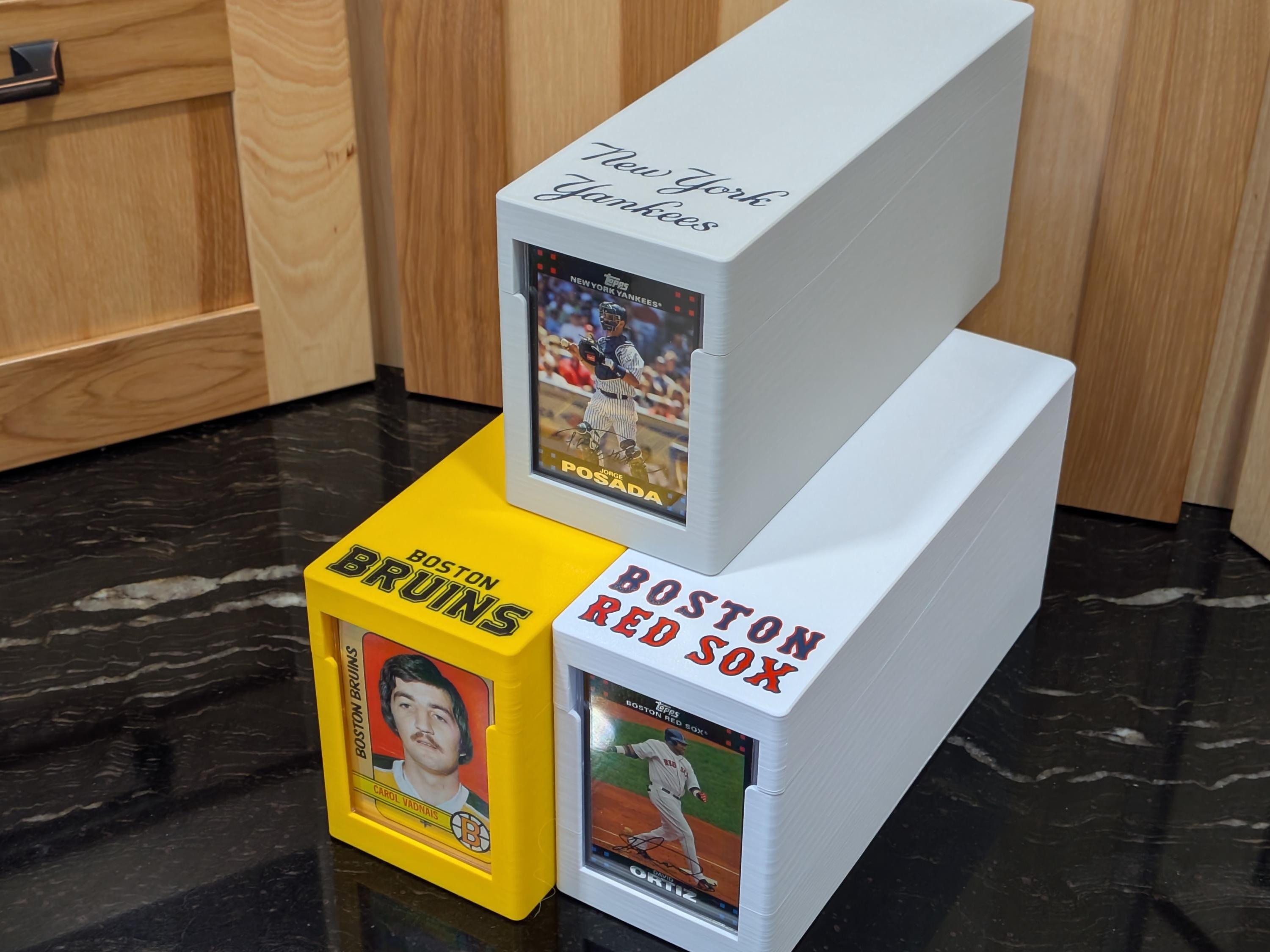 Customizable Sports Card Box | Fits 500+ Cards, Toploaders, OneTouch, Graded Slabs