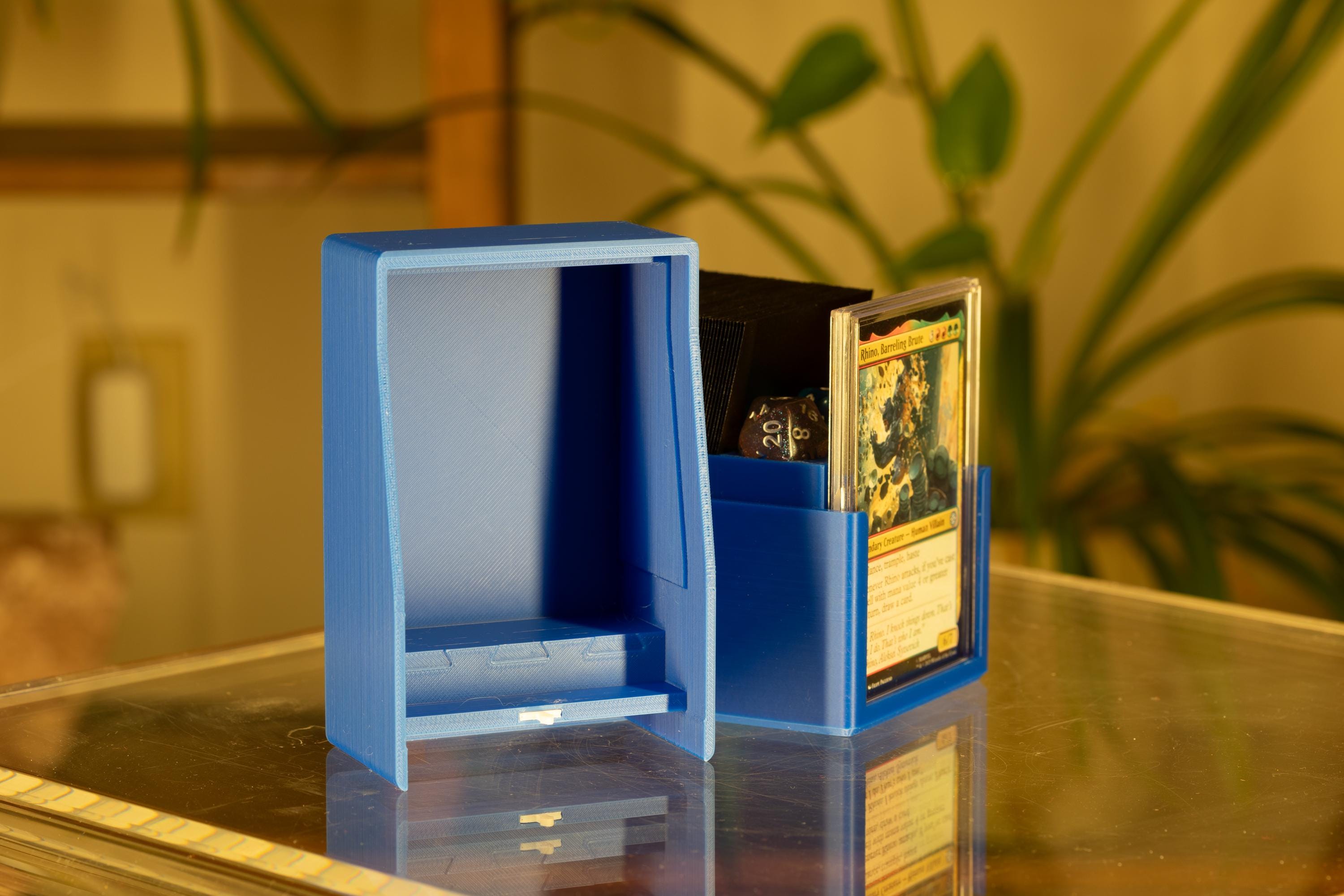 Commander Deck Box Storage Solution with Dice Compartment: Stay Organized on the Go