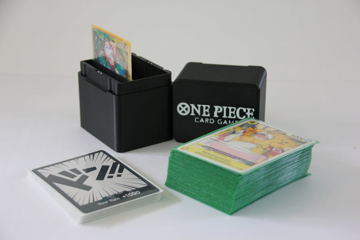 standard_one_piece|One Piece Standard deck box interior, showing the main deck well and the separate DON!! card compartment