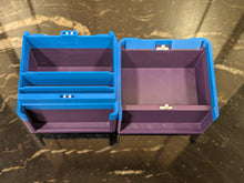 standard_riftbound|Riftbound Standard deck box interior from above, showing the divided card wells in both halves